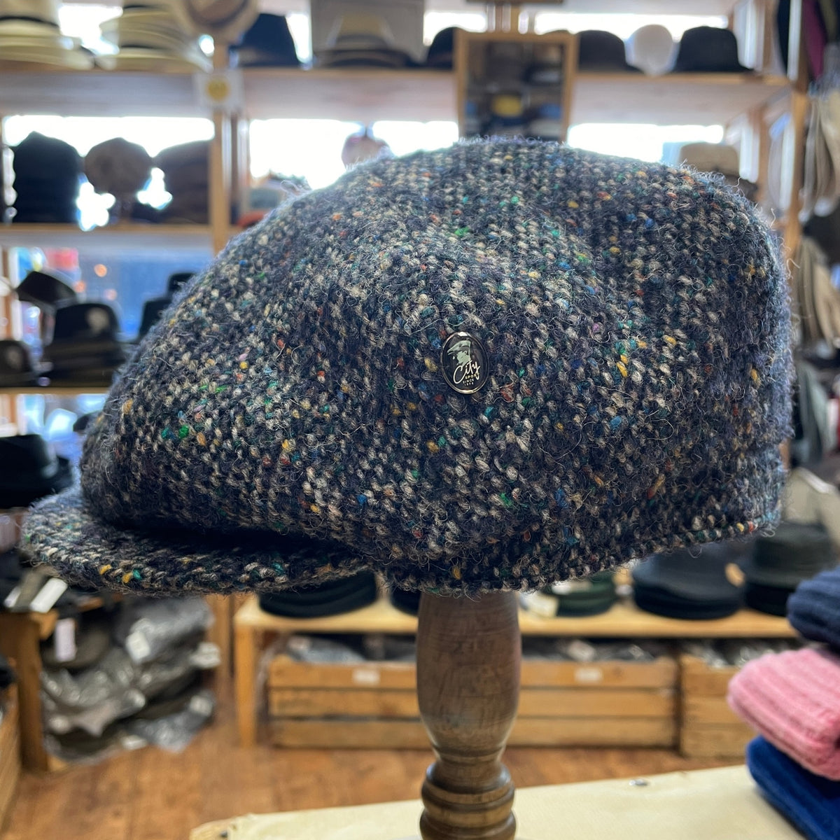 City Sport Donegal Tweed Bakerboy Cap