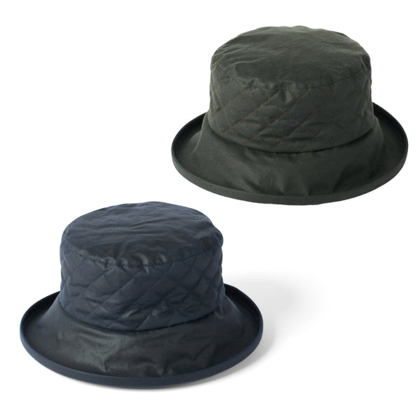 The Hat Shop Ladies Failsworth Quilted Wax Cotton