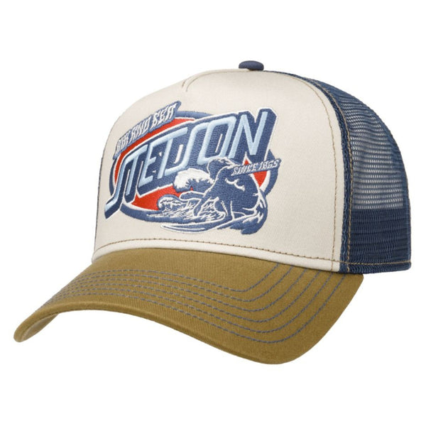 The Hat Shop Stetson Air and Sea Trucker Cap 'Blue'