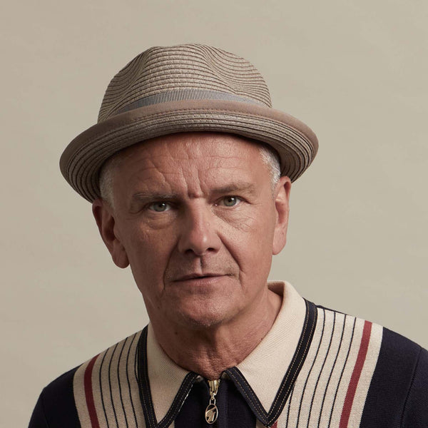 The Hat Shop Dasmarca Summer Stingy Brim Trilby Hat 'Mocha'