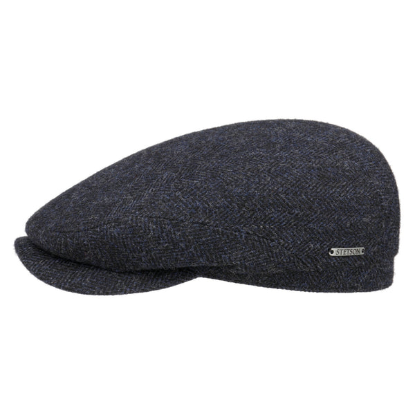 The Hat Shop Stetson Belfast Classic Wool Driver Cap Black/Blue