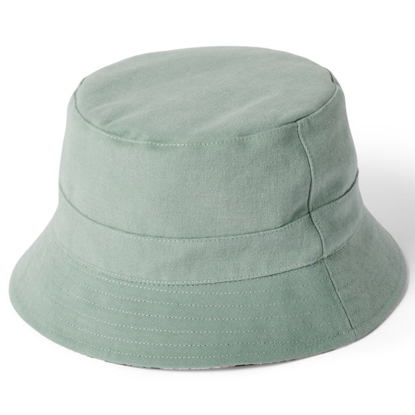 The Hat Shop Failsworth Cotton Reversible Bucket Hat 'Mint'