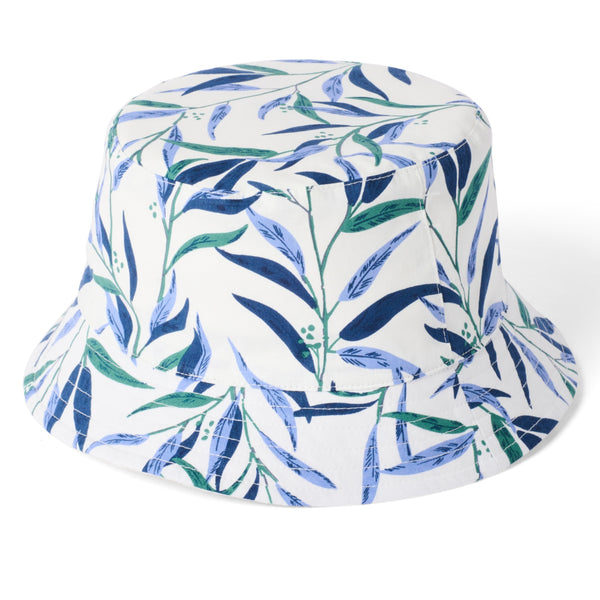 The Hat Shop Failsworth 100% Cotton Reversible Bucket Hat 'White'