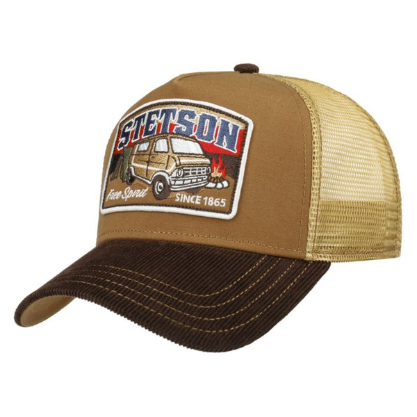 The Hat Shop Stetson By The Campfire Trucker Cap 'Brown'