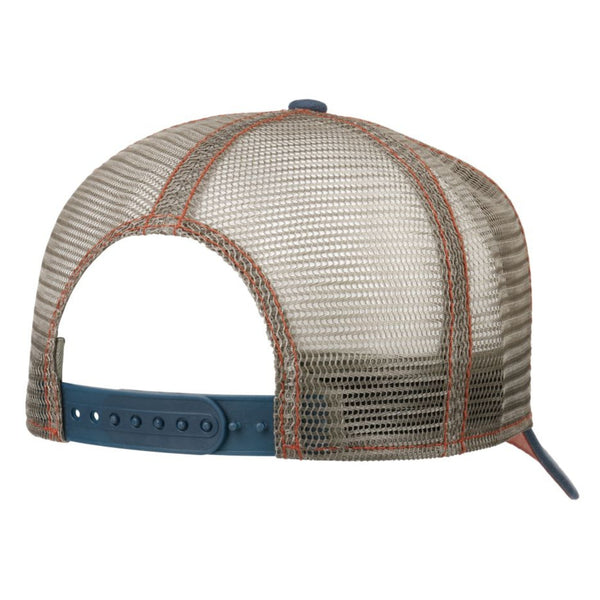 The Hat Shop Stetson Canoe Trucker Cap 'Blue-Red'