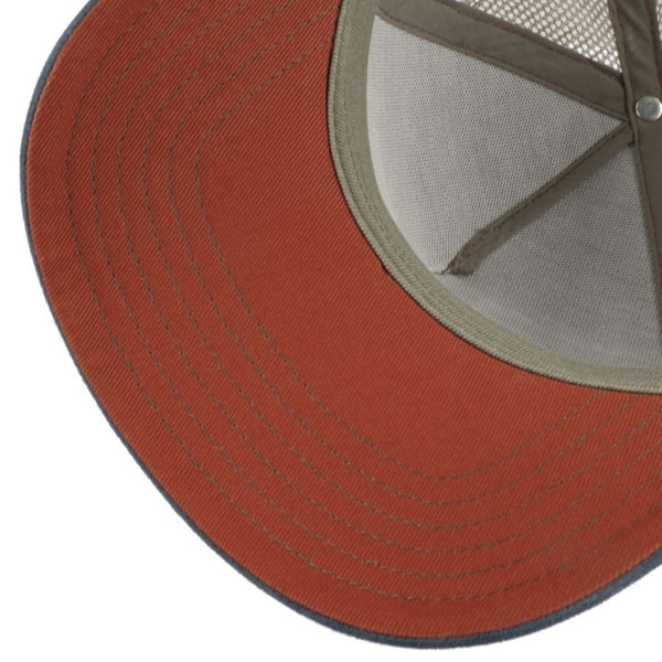 The Hat Shop Stetson Canoe Trucker Cap 'Blue-Red'