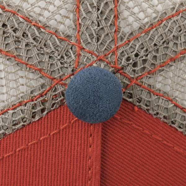 The Hat Shop Stetson Canoe Trucker Cap 'Blue-Red'