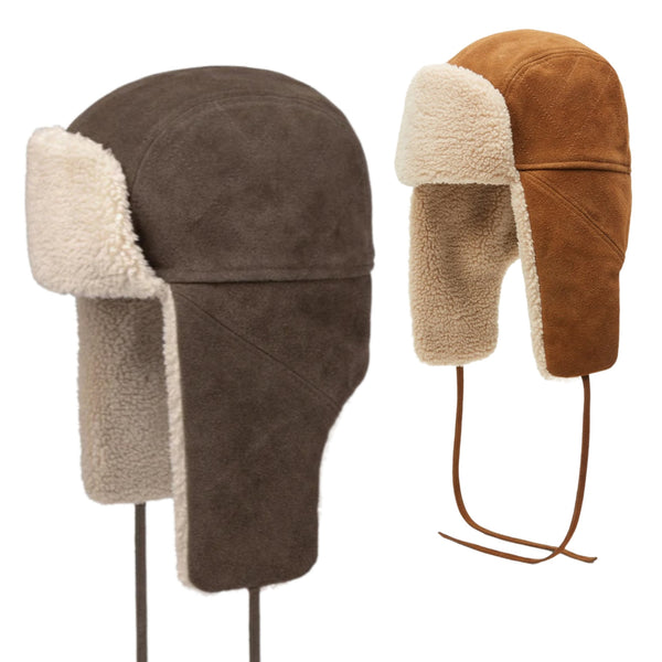 The Hat Shop Stetson Bomber Cap Calf Split