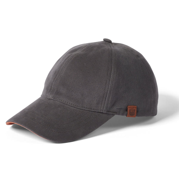 The Hat Shop Failsworth 100% Cotton Canvas Baseball Cap Charcoal Clay