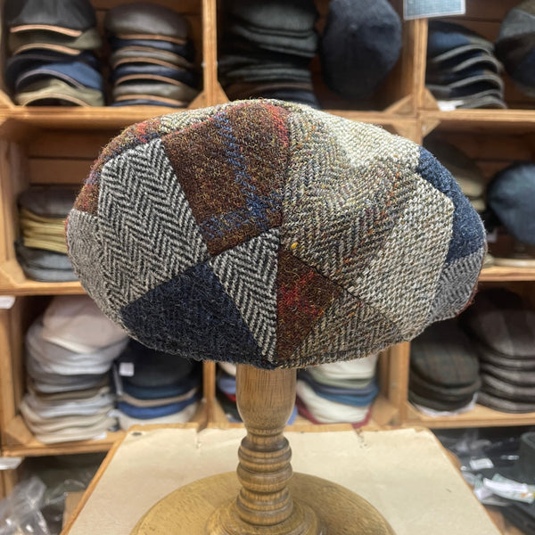The Hat Shop Denton Harris Tweed Flat Cap Back