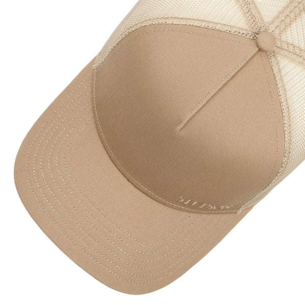 The Hat Shop Stetson Classic Trucker Cap Oatmeal