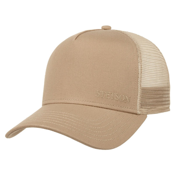 The Hat Shop Stetson Classic Trucker Cap Oatmeal