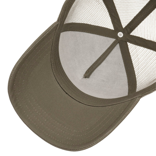 The Hat Shop Stetson Classic Cotton Trucker Cap 'Olive'