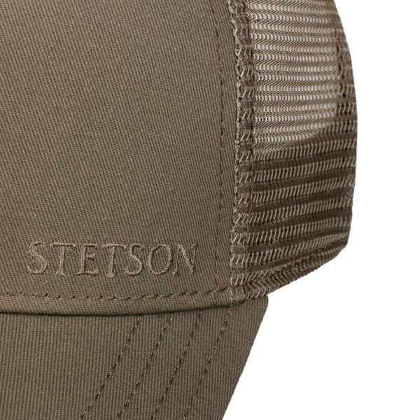 The Hat Shop Stetson Classic Cotton Trucker Cap 'Olive'