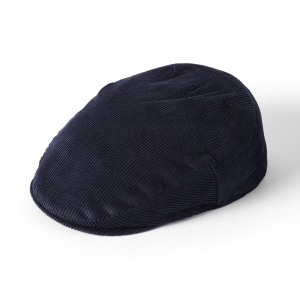 The Hat Shop Failsworth Cord Cap Navy