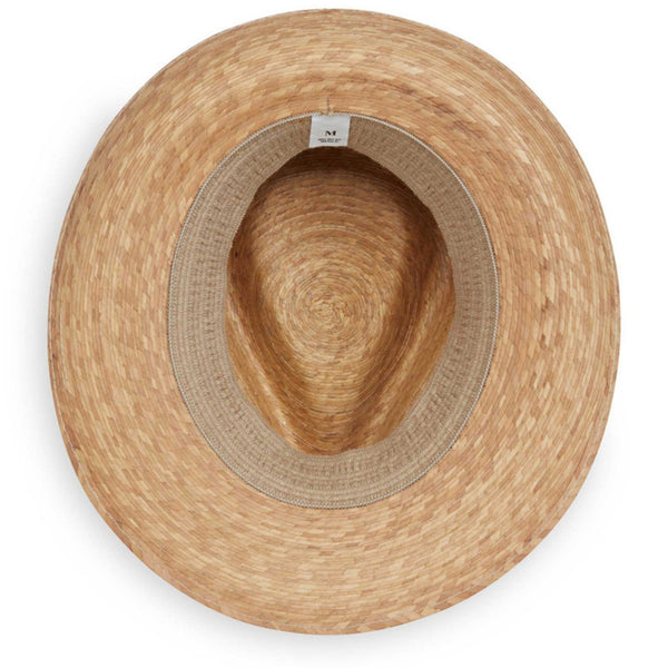 The Hat Shop Cortez Straw Sun Hat Underside