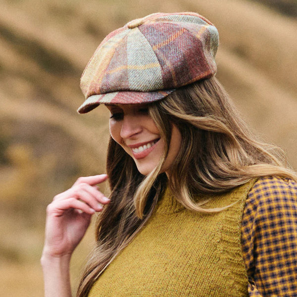 The Hat Shop Failsworth English Tweed Newsboy - Bakerboy Cap