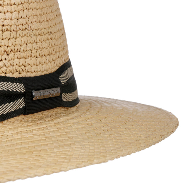 The Hat Shop Stetson Crochet Traveller Genuine Panama Hat Side