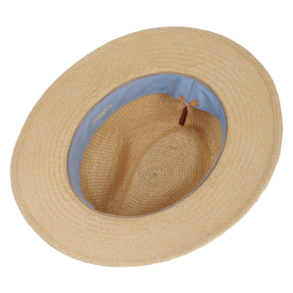 The Hat Shop Stetson Crochet Traveller Genuine Panama Hat Underside