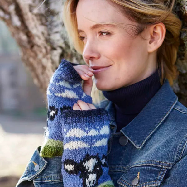 The Hat Shop Ladies Pachamama Dairy Cow Handwarmers