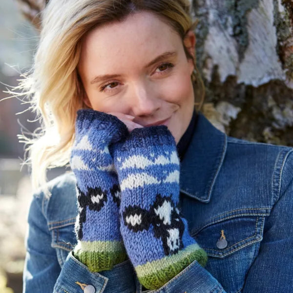 The Hat Shop Ladies Pachamama Dairy Cow Handwarmers