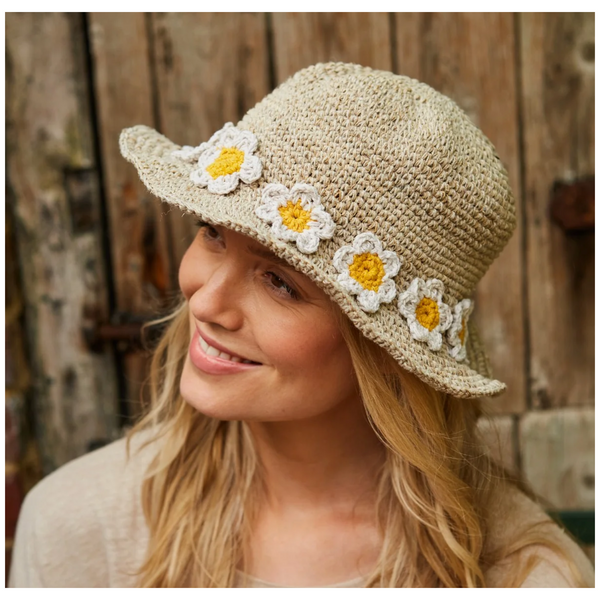 The Hat Shop Pachamama Daisy Chain Natural