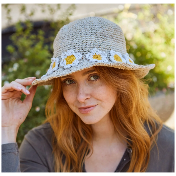 The Hat Shop Pachamama Daisy Chain Natural