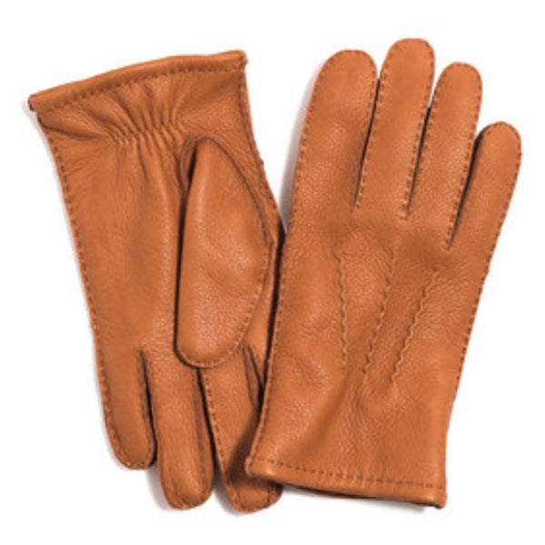 The Hat Shop Failsworth Deerskin Soft Leather Gloves Tan