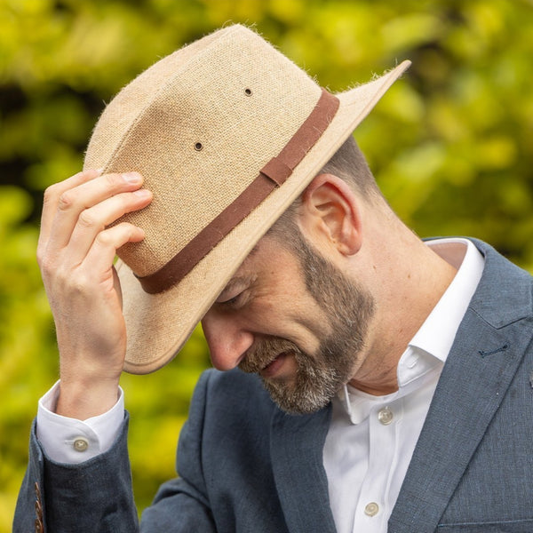 The Hat Shop Denton Arizona 100% Linen Hat Lifestyle