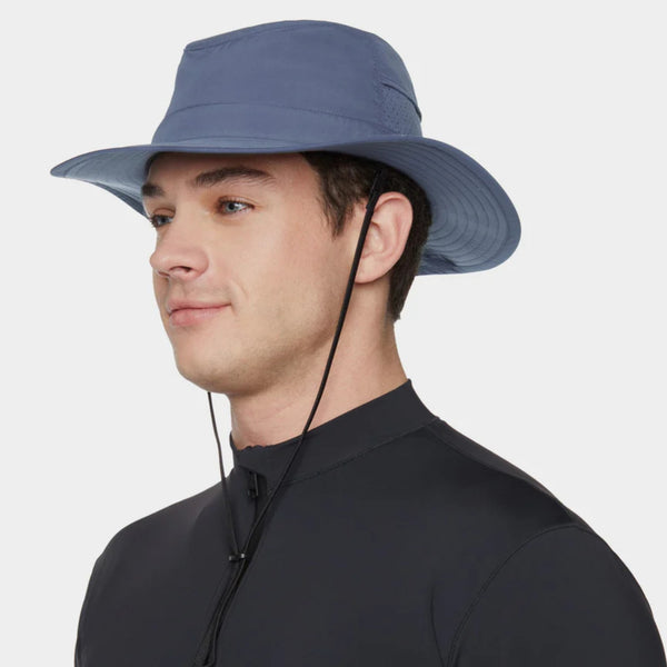 The Hat Shop Tilley 'Dunes' Explorer Sun Hat UPF50+ Mid Blue