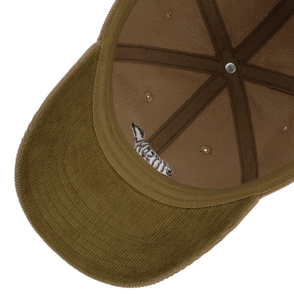 The Hat Shop Stetson Embroidered Bear Corduroy Cap Brown