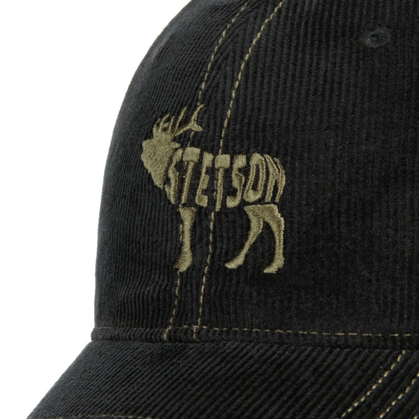 Stetson Embroidered Deer Corduroy Cap