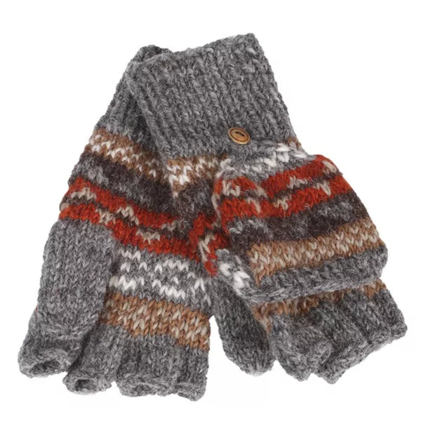 The Hat Shop Ladies Pachamama Glove/Mittens 'Grey'