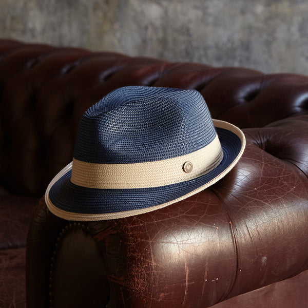 The Hat Shop Dasmarca Summer Trilby Hat 'Marine'