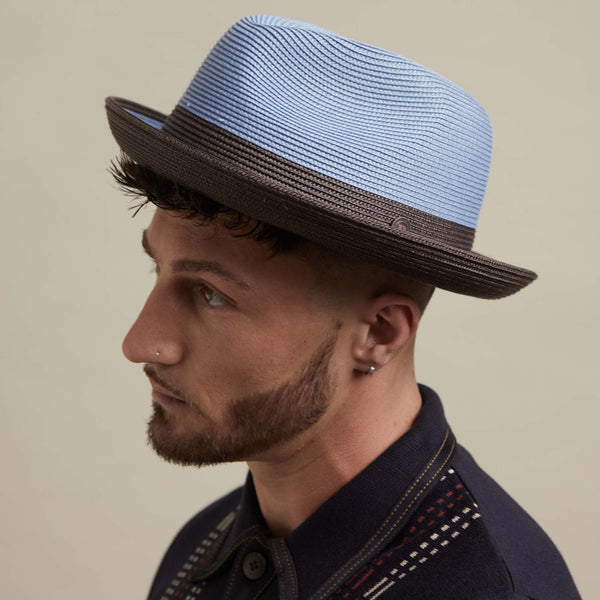 The Hat Shop Dasmarca Summer Trilby Hat 'Sky'