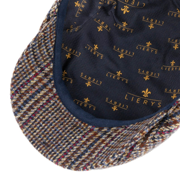 The Hat Shop Lierys Glencheck Virgin Wool Flat Cap