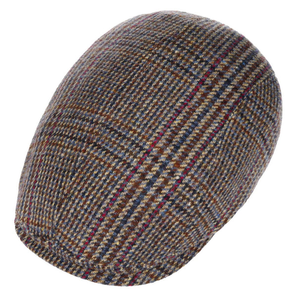 The Hat Shop Lierys Glencheck Virgin Wool Flat Cap