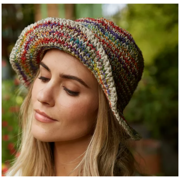 The Hat Shop Pachamama Hemp Cotton Sun Hat Hoxton Front