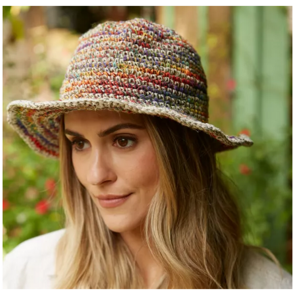 The Hat Shop Pachamama Hemp Cotton Sun Hat Hoxton Side