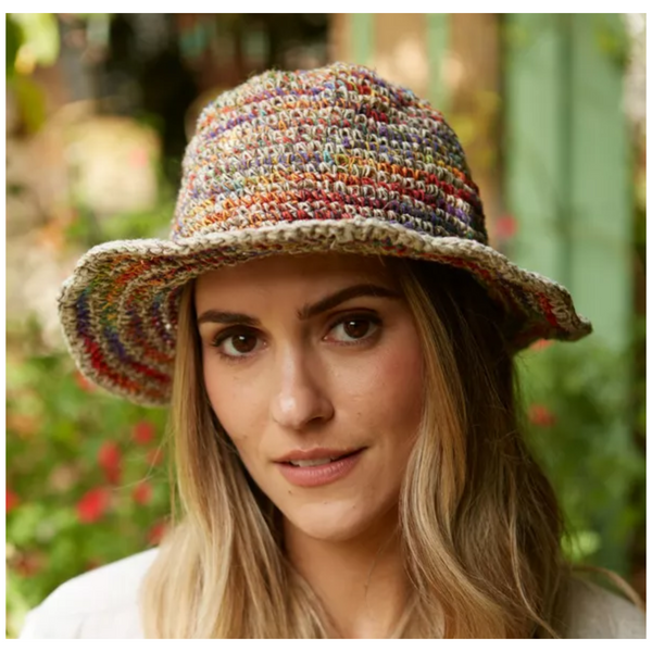 The Hat Shop Pachamama Hemp Cotton Sun Hat Hoxton