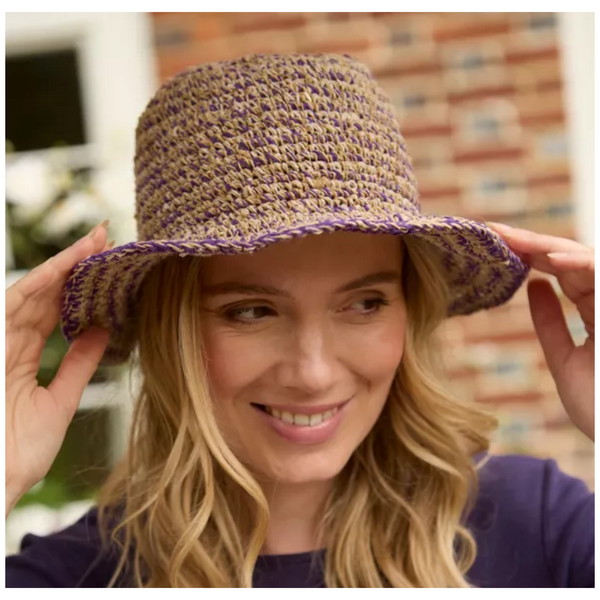 The Hat Shop Pachamama Hemp Cotton Sun Hat Front