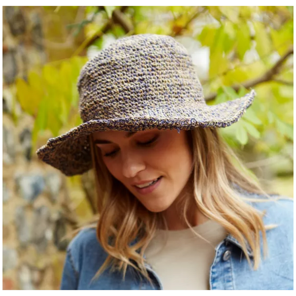 The Hat Shop Pachamama Hemp Hat Denim