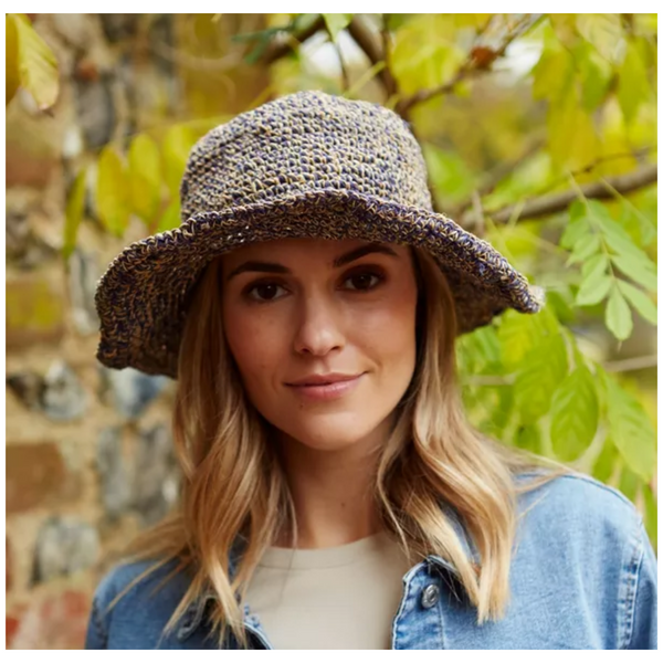 The Hat Shop Pachamama Hemp Hat Denim