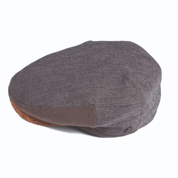 The Hat Shop Dasmarca Cotton-Linen Flat Cap 'Taupe'