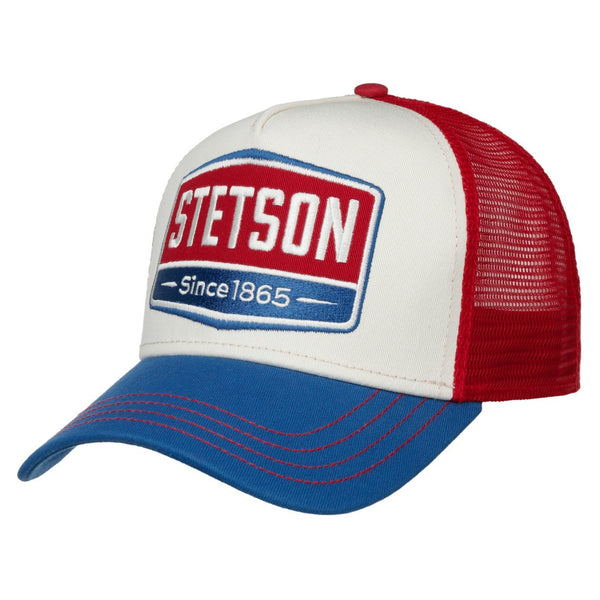 The Hat Shop Highway Trucker Cap 'Blue-Red'