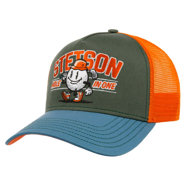 The Hat Shop Stetson Hole in One trucker cap front view