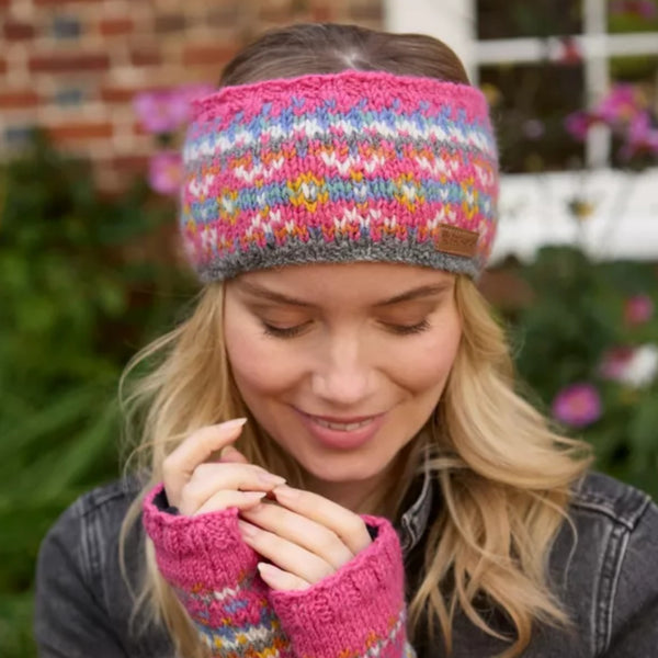 The Hat Shop Pachamama Iona Headband Pink