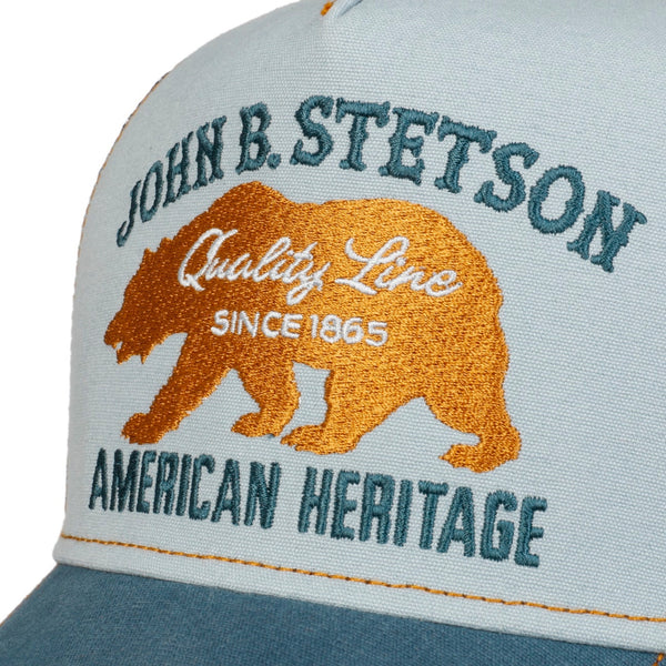 The Hat Shop Stetson JBS-Bear Trucker Cap 'Blue'  Logo