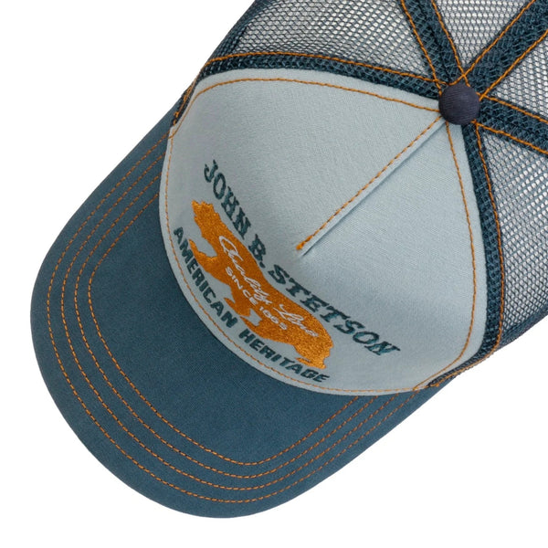 The Hat Shop Stetson JBS-Bear Trucker Cap 'Blue' Front