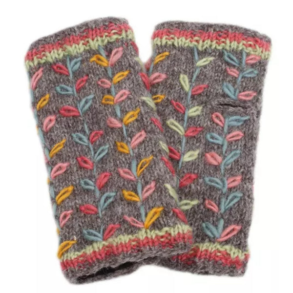 The Hat Shop Ladies Pachamama Kylemore Handwarmers 'Grey'